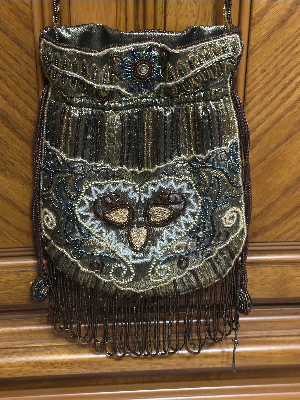 Renaissance Beaded Victorian Purse Women's Gothic Purse Retro Drawstring